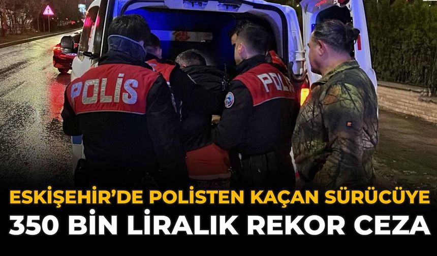 Eskişehir'de Kovalamaca: Alkollü Sürücü Yaka Paça Yakalandı