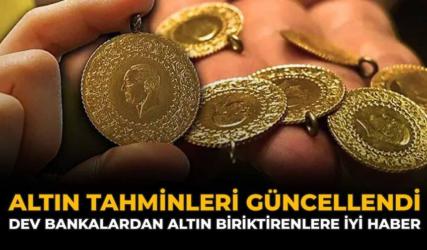 Altın Fiyatları İçin Yeni Rekor Tahmini: Bankalar İyi Haberi Verdi