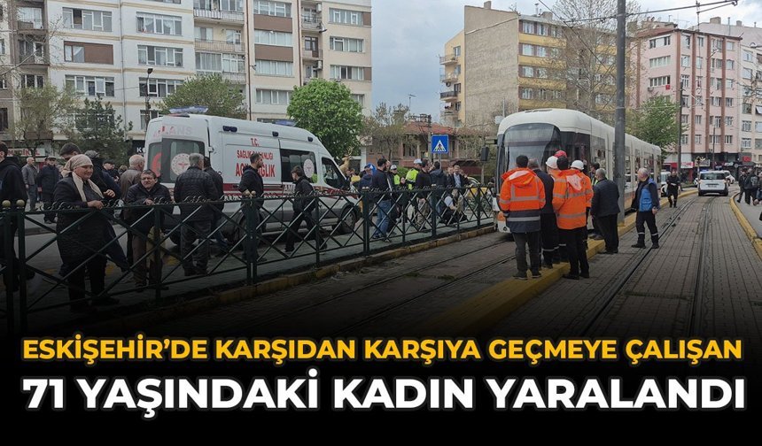 Eskişehir'de Karşıdan Karşıya Geçmeye Çalışan 71 Yaşındaki Kadın Yaralandı