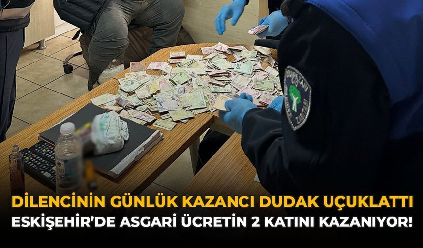 Dilencinin Günlük Kazancı Dudak Uçuklattı: Eskişehir’de Asgari Ücretin 2 Katını Kazanıyor!