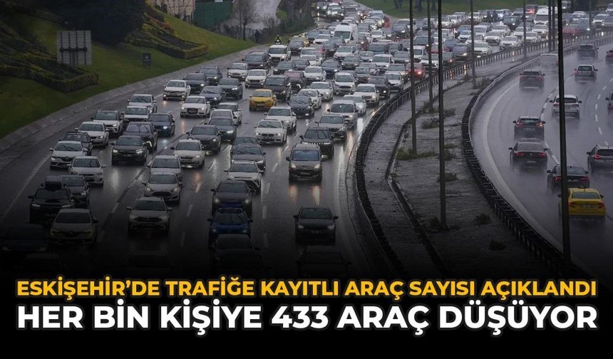Eskişehir'de Trafiğe Kayıtlı Araç Sayısı Açıklandı: Nisan 2026 Verileri
