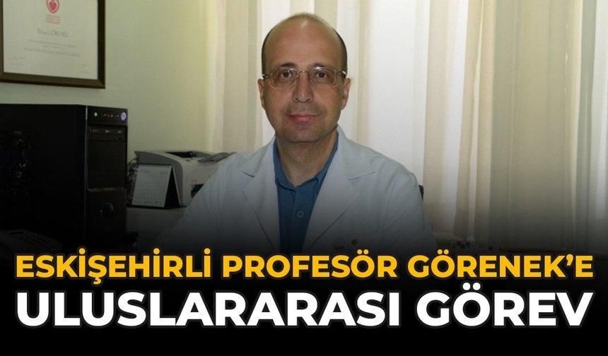Eskişehirli Profesör Görenek'e Uluslararası Görev