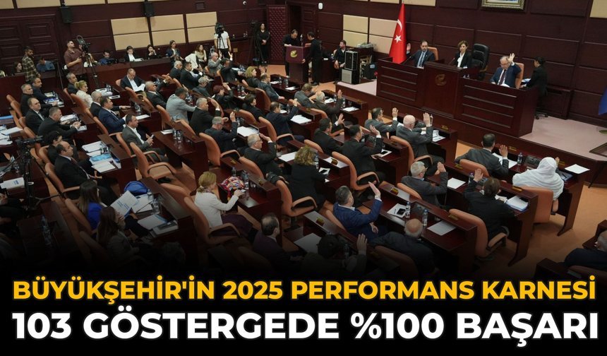 Büyükşehir'in 2025 Performans Karnesi: 103 Göstergede %100 Başarı