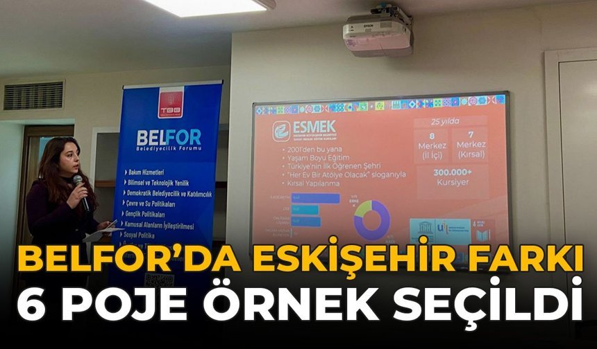 BELFOR’da Eskişehir Farkı: 6 Proje Örnek Seçildi!