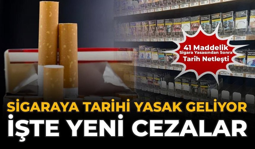 Sigaraya Tarihi Yasak Geliyor: İşte Yeni Ceza Sistemi