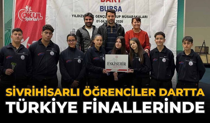 Sivrihisarlı Öğrenciler Dartta Türkiye Finallerinde