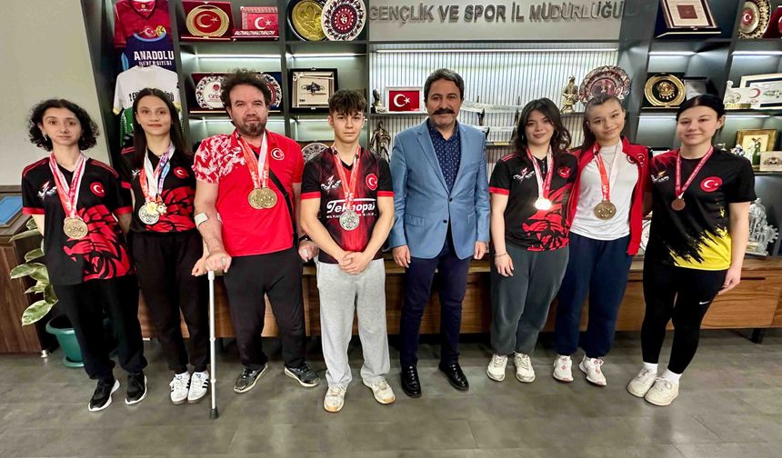 Türkiye Şampiyonalarında Eskişehirli Sporcular Zirvede