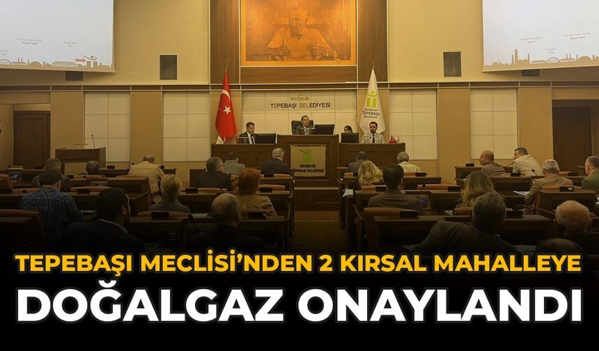Eskişehir'de İki Mahalleye Doğalgaz Geliyor: Meclis Kararı Alındı