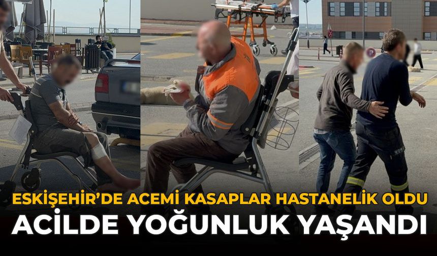 Eskişehir’de Acemi Kasaplar Hastanelik Oldu: Acilde Yoğunluk Yaşandı