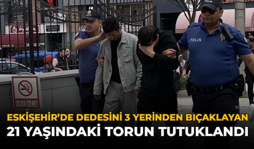 Eskişehir'de Dedesini Üç Yerinden Bıçaklayan 21 Yaşındaki Torun Tutuklandı