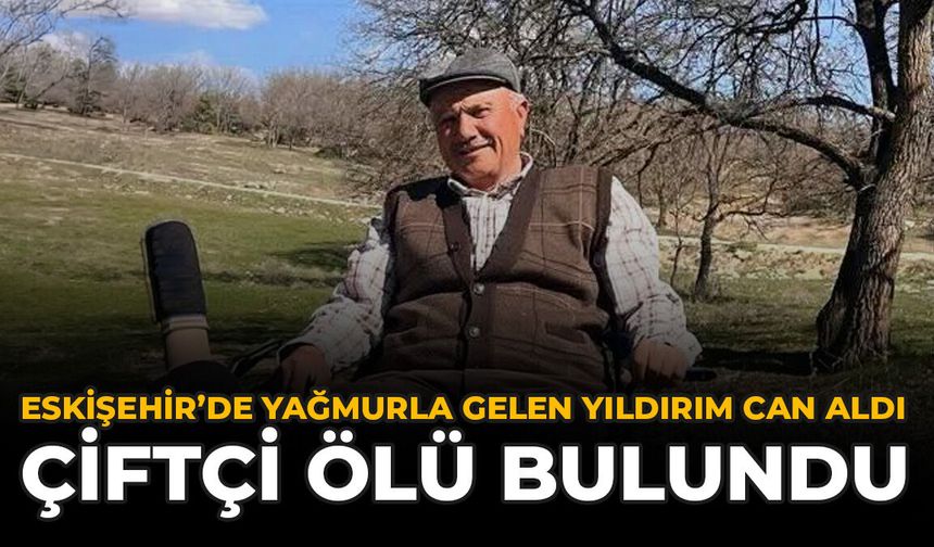 Eskişehir'de Yağmurla Gelen Yıldırım Can Aldı: Çiftçi Ölü Bulundu