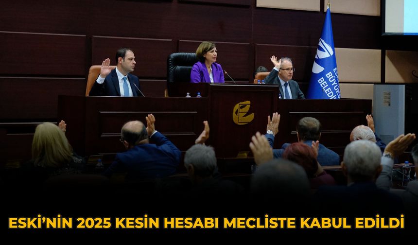 ESKİ’nin 2025 Kesin Hesabı Mecliste Kabul Edildi