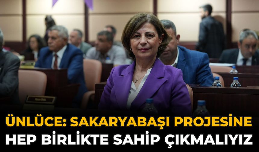 Ünlüce: Sakaryabaşı Projesine Hep Birlikte Sahip Çıkmalıyız