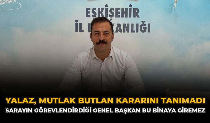 Sarayın Görevlendirdiği Genel Başkan Bu Binaya Giremez