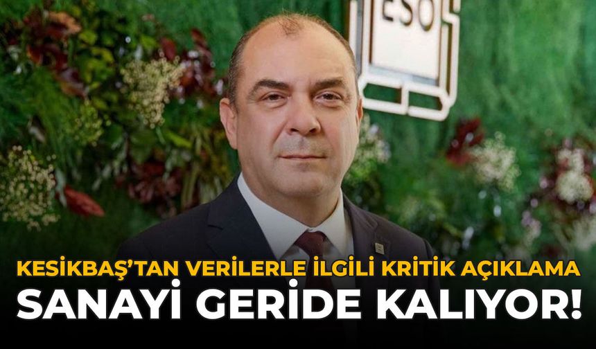 Kesikbaş’tan Verilerle İlgili Kritik Açıklama: Sanayi Geride Kalıyor!