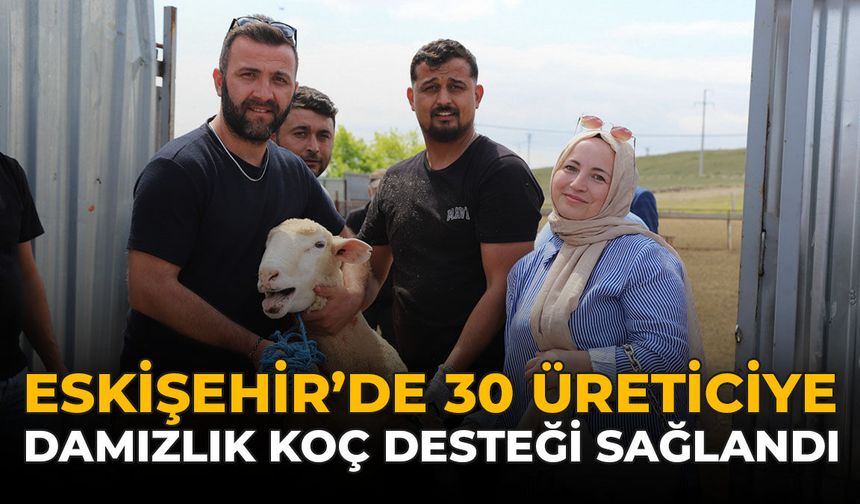 Eskişehir’de 30 Üreticiye Damızlık Koç Desteği Sağlandı