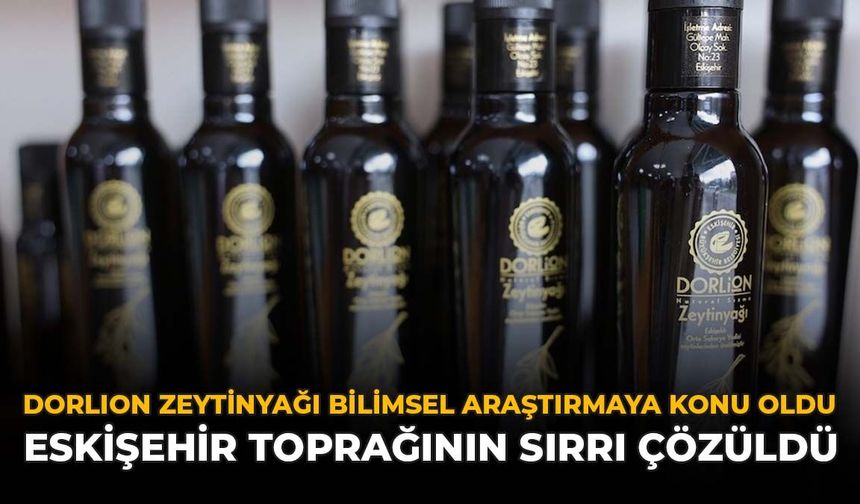 Dorlion Zeytinyağı Bilimsel Araştırmaya Konu Oldu: Eskişehir Toprağının Sırrı Çözüldü
