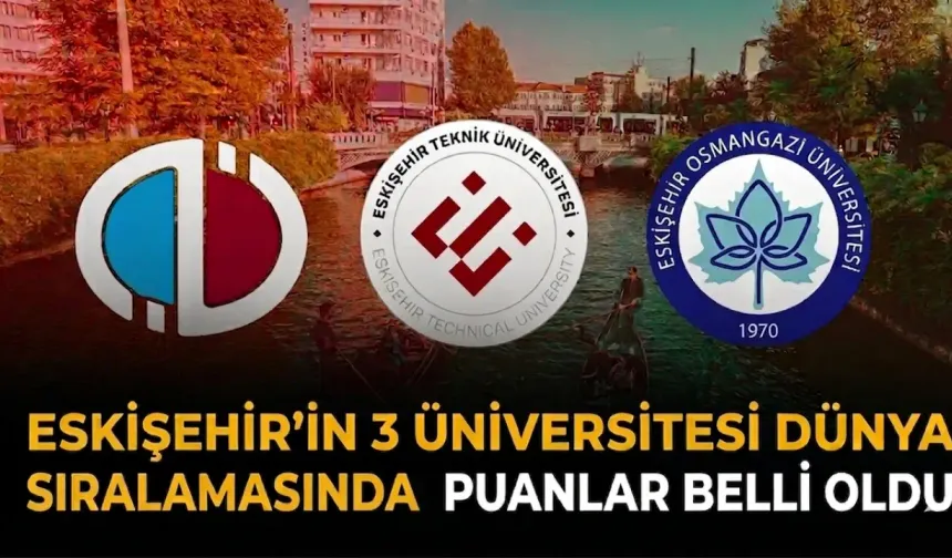 Eskişehir'in 3 Üniversitesi Dünya Sıralamasında: Puanlar Belli Oldu