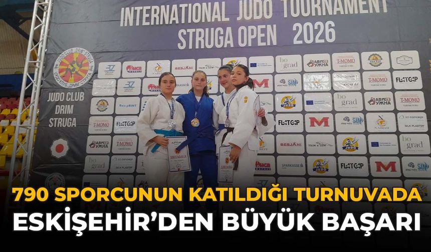 790 Sporcunun Katıldığı Turnuvada Eskişehir’den Büyük Başarı