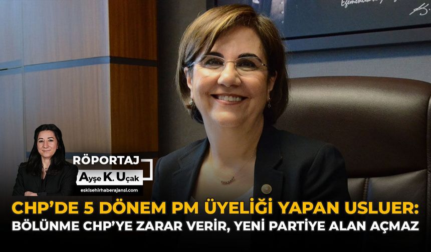 CHP’de 5 Dönem PM Üyeliği Yapan Usluer: "Bölünme CHP'ye Zarar Verir, Yeni Partiye Alan Açmaz"
