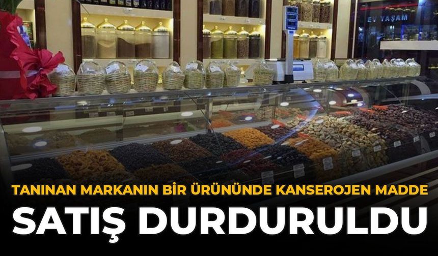 Ünlü Markanın Ürününde Kanserojen Madde: Satış Durduruldu