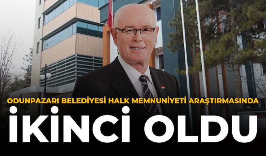 Odunpazarı Belediyesi Halk Memnuniyeti Araştırmasında İkinci Oldu