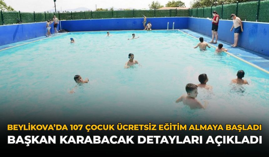 Beylikova'da 107 Çocuk Ücretsiz Eğitim Almaya Başladı: Başkan Karabacak Detayları Açıkladı