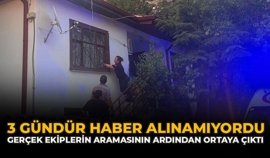 3 Gündür Haber Alınamıyordu Gerçek Ekiplerin Aramasının Ardından Ortaya Çıktı