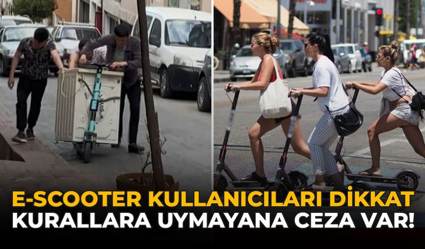 E-Scooter Kullananlar Dikkat! Kurallara Uymayana Ceza Var