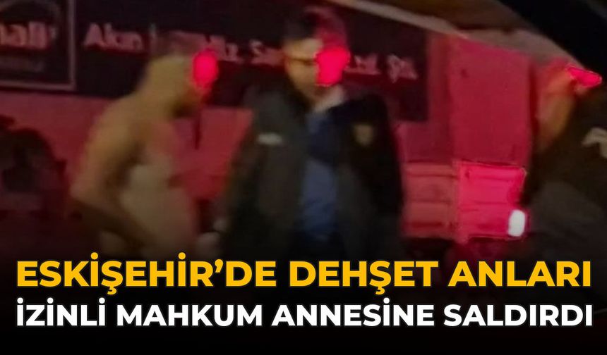 Eskişehir’de Dehşet Anları: İzinli Mahkum Annesine Saldırdı