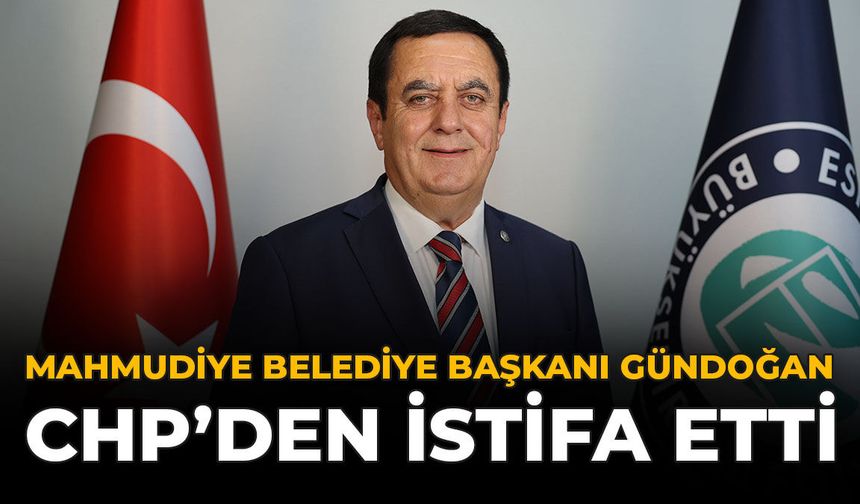 Mahmudiye Belediye Başkanı Gündoğan CHP'den İstifa Etti