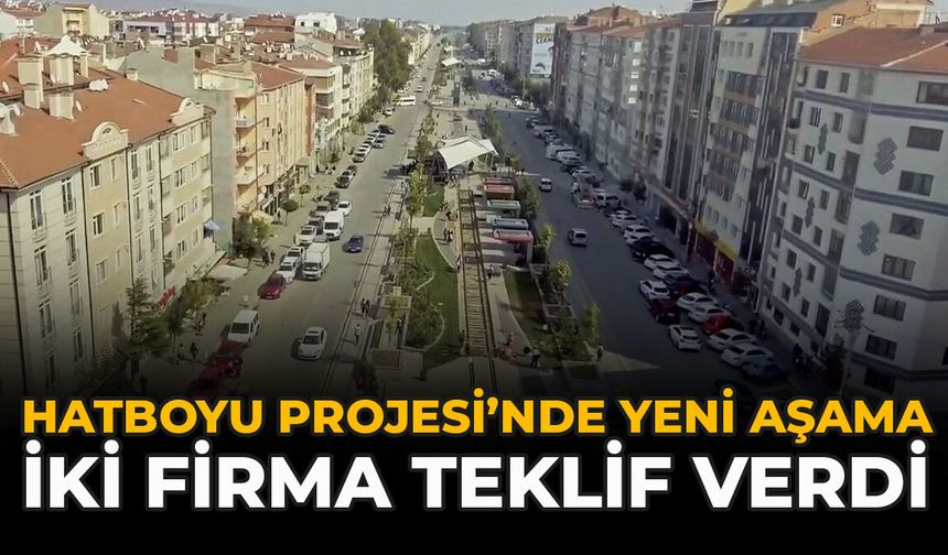 Hatboyu Projesi’nde Yeni Aşama: İki Firma Teklif Verdi