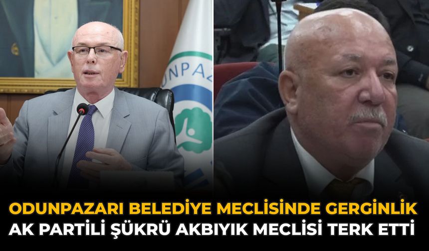 Odunpazarı Belediye Meclisinde Gerginlik: AK Partili Şükrü Akbıyık Meclisi Terk Etti