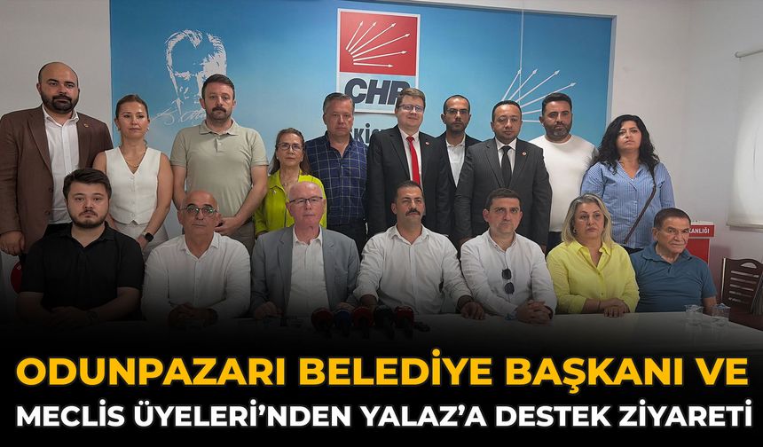 Odunpazarı Belediye Başkanı ve Meclis Üyelerinden Yalaz’a Destek Ziyareti