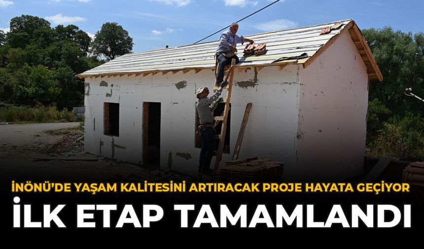 İnönü’de Yaşam Kalitesini Artıracak Proje Hayata Geçiyor: İlk Etap Tamamlandı