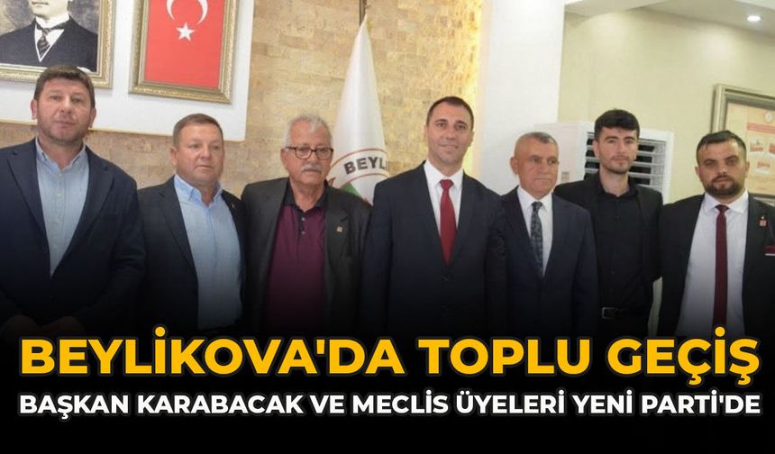 Beylikova'da Toplu Geçiş: Başkan Karabacak ve Meclis Üyeleri Yeni Parti'de