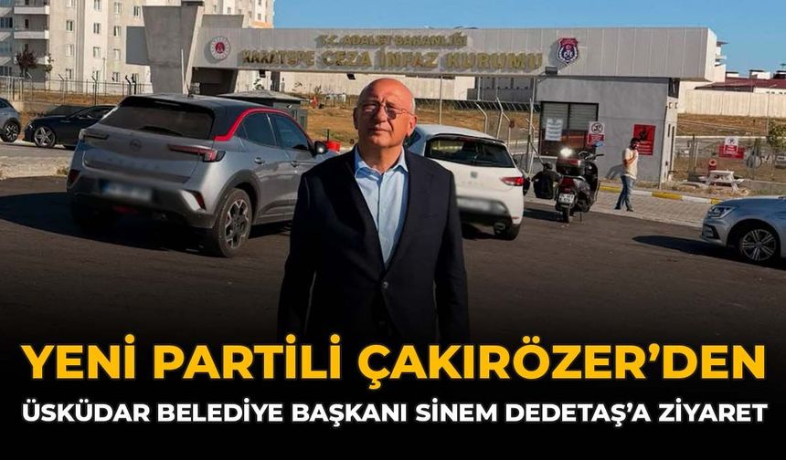 YENİ Partili Çakırözer'den Üsküdar Belediye Başkanı Sinem Dedetaş'a Ziyaret