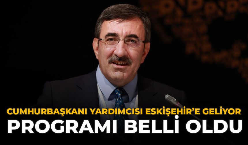 Cumhurbaşkanı Yardımcısı Eskişehir'e Geliyor: Programı Belli Oldu