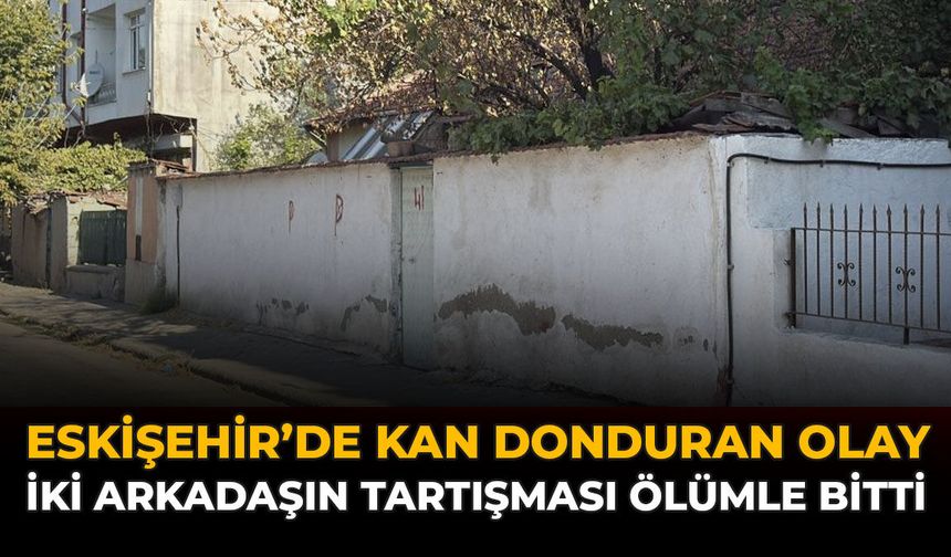 Eskişehir'de Kan Donduran Olay: İki Arkadaşın Tartışması Ölümle Bitti