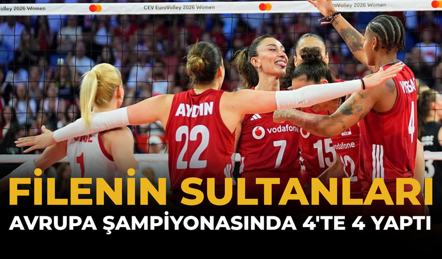 Filenin Sultanları Avrupa Şampiyonasında 4'te 4 Yaptı