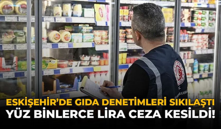 Eskişehir'de Gıda Denetimleri Sıkılaştı: Yüz Binlerce Lira Ceza Kesildi