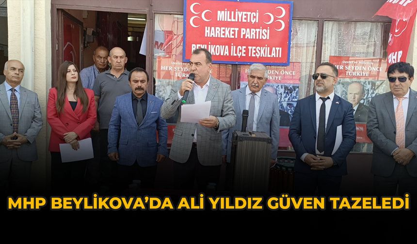 MHP Beylikova’da Ali Yıldız Güven Tazeledi
