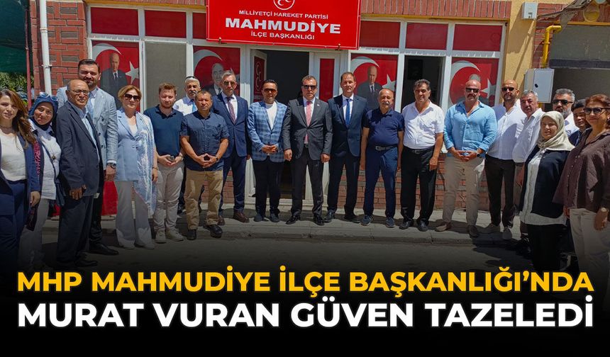 MHP Mahmudiye İlçe Başkanlığı'nda Murat Vuran Güven Tazeledi