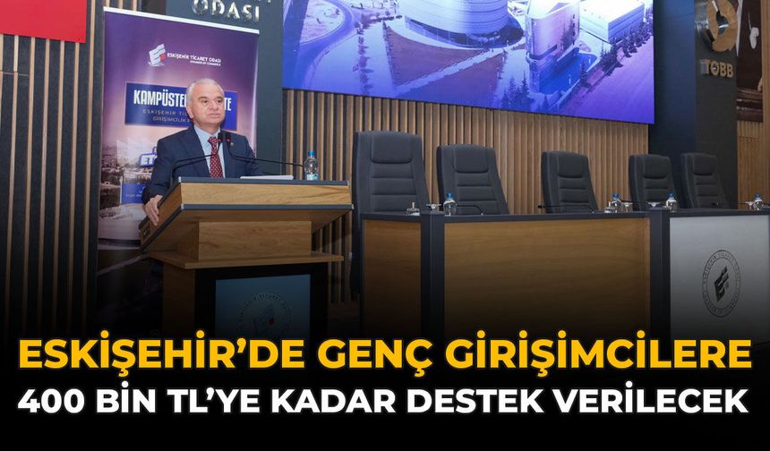 Eskişehir’de Genç Girişimcilere 400 Bin TL’ye Kadar Destek Verilecek