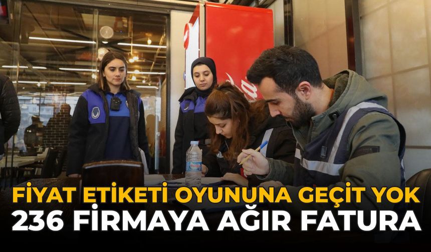 Fiyat Etiketi Oyununa Geçit Yok: Eskişehir'de 236 Firmaya Ağır Fatura!