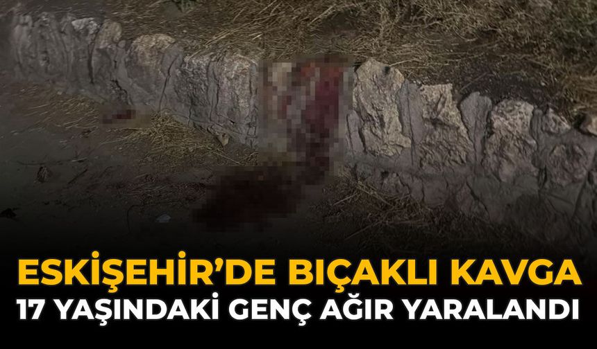 Eskişehir’de Bıçaklı Kavga: 17 Yaşındaki Genç Ağır Yaralandı