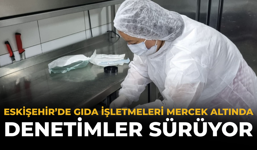 Eskişehir’de Gıda İşletmeleri Mercek Altında: Denetimler Sürüyor