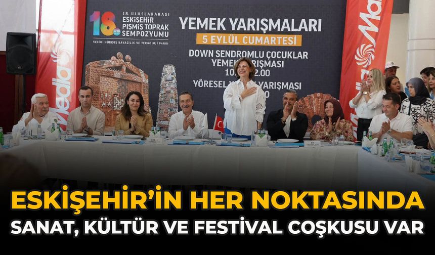 Ünlüce: "Eskişehir’in Her Noktasında Sanat, Kültür ve Festival Coşkusu Var"