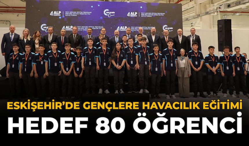 Eskişehir’de Gençlere Havacılık Eğitimi: Hedef 80 Öğrenci