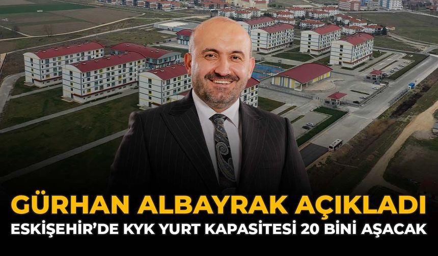 Gürhan Albayrak Açıkladı: Eskişehir’de KYK Yurt Kapasitesi 20 Bini Aşacak